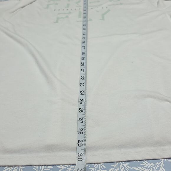 Free Fly Mens Sz 2XL Classic White Preppy Graphic Charleston SC Tee Shirt - Picture 9 of 9